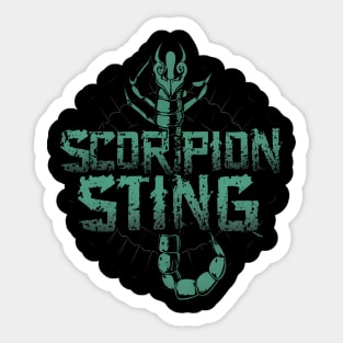 Scorpion Sting Sticker